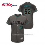 Camiseta Beisbol Hombre Arizona Diamondbacks Zack Godley Autentico Flex Base Gris Verde