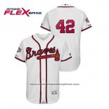 Camiseta Beisbol Hombre Atlanta Braves 2019 Jackie Robinson Day Flex Base Blanco