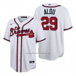 Camiseta Beisbol Hombre Atlanta Braves Felipe Alou Hispanic Heritage Autentico Blanco