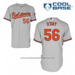 Camiseta Beisbol Hombre Baltimore Orioles 56 Darren O'day Gris Cool Base