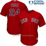 Camiseta Beisbol Hombre Boston Red Sox 24 David Price Collection Rojo Cool Base Jugador