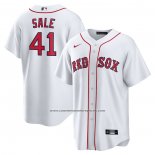 Camiseta Beisbol Hombre Boston Red Sox Chris Sale Primera Replica Blanco