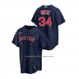 Camiseta Beisbol Hombre Boston Red Sox David Ortiz Replica Alterno Azul