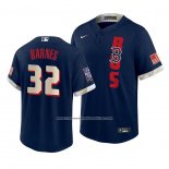 Camiseta Beisbol Hombre Boston Red Sox Matt Barnes 2021 All Star Replica Azul