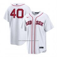 Camiseta Beisbol Hombre Boston Red Sox Willson Contreras Primera Replica Blanco