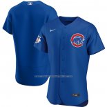 Camiseta Beisbol Hombre Chicago Cubs Alterno Autentico Azul