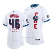 Camiseta Beisbol Hombre Chicago Cubs Craig Kimbrel 2021 All Star Autentico Blanco