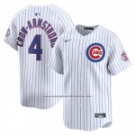 Camiseta Beisbol Hombre Chicago Cubs Pete Crow Armstrong 150th Anniversary Limited Blanco