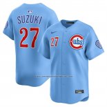 Camiseta Beisbol Hombre Chicago Cubs Seiya Suzuki Alterno 2 Limited Azul
