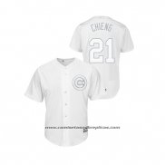 Camiseta Beisbol Hombre Chicago Cubs Tony Kemp 2019 Players Weekend Chieng Replica Blanco