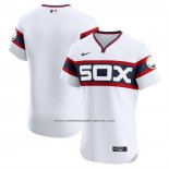 Camiseta Beisbol Hombre Chicago White Sox Alterno Vapor Premier Elite Blanco