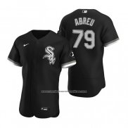 Camiseta Beisbol Hombre Chicago White Sox Jose Abreu Autentico 2020 Alterno Negro