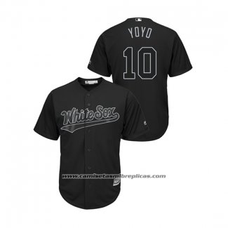 Camiseta Beisbol Hombre Chicago White Sox Yoan Moncada 2019 Players Weekend Yoyo Replica Negro