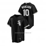 Camiseta Beisbol Hombre Chicago White Sox Yoan Moncada Replica Alterno Negro