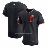 Camiseta Beisbol Hombre Cleveland Guardians Elite Azul