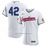 Camiseta Beisbol Hombre Cleveland Guardians Jackie Robinson Autentico Blanco