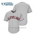 Camiseta Beisbol Hombre Cleveland Indians 2019 All Star Patch Cool Base Road Personalizada Gris Camiseta Beisbol Hombre Cleveland Indians 2019 All Star Patch Cool Base Road Personalizada Gris
