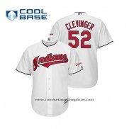 Camiseta Beisbol Hombre Cleveland Indians Mike Clevinger 2019 All Star Patch Cool Base Blanco