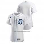 Camiseta Beisbol Hombre Detroit Tigers Authentic Blanco