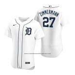 Camiseta Beisbol Hombre Detroit Tigers Jordan Zimmermann Autentico 2020 Primera Blanco