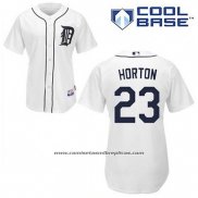 Camiseta Beisbol Hombre Detroit Tigers Willie Horton 23 Blanco Primera Cool Base