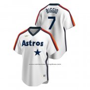 Camiseta Beisbol Hombre Houston Astros Craig Biggio Cooperstown Collection Primera Blanco