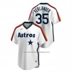Camiseta Beisbol Hombre Houston Astros Justin Verlander Cooperstown Collection Primera Blanco Camiseta Beisbol Hombre Houston Astros Justin Verlander Cooperstown Collection Primera Blanco