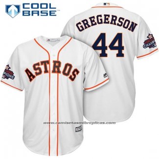 Camiseta Beisbol Hombre Houston Astros Luke Gregerson Blanco Cool Base