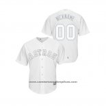 Camiseta Beisbol Hombre Houston Astros Personalizada 2019 Players Weekend Replica Blanco