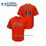 Camiseta Beisbol Hombre Houston Astros Yordan Alvarez Cool Base Naranja