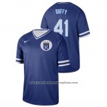 Camiseta Beisbol Hombre Kansas City Royals Danny Duffy Cooperstown Collection Legend Azul