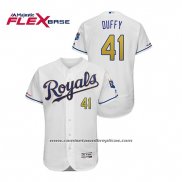 Camiseta Beisbol Hombre Kansas City Royals Danny Duffy Flex Base Blanco2