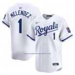 Camiseta Beisbol Hombre Kansas City Royals MJ Melendez Primera Limited Blanco