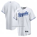 Camiseta Beisbol Hombre Kansas City Royals Primera Replica Blanco