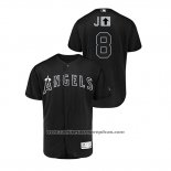 Camiseta Beisbol Hombre Los Angeles Angels Justin Upton 2019 Players Weekend Autentico Negro