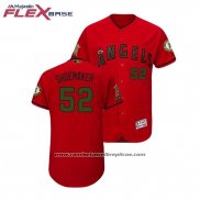 Camiseta Beisbol Hombre Los Angeles Angels Matt Shoemaker 2018 Dia de los Caidos Flex Base Scarlet