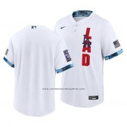 Camiseta Beisbol Hombre Los Angeles Dodgers 2021 All Star Replica Blanco