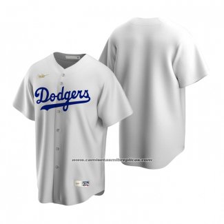 Camiseta Beisbol Hombre Los Angeles Dodgers Cooperstown Collection Primera Blanco