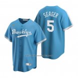 Camiseta Beisbol Hombre Los Angeles Dodgers Corey Seager Cooperstown Collection Alterno Azul