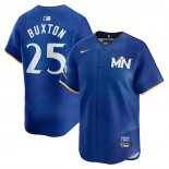 Camiseta Beisbol Hombre Minnesota Twins Byron Buxton City Connect Limited Royal