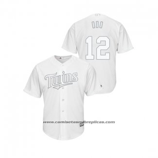 Camiseta Beisbol Hombre Minnesota Twins Jake Odorizzi 2019 Players Weekend Replica Blanco