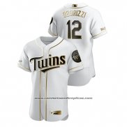 Camiseta Beisbol Hombre Minnesota Twins Jake Odorizzi Golden Edition Autentico Blanco