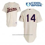 Camiseta Beisbol Hombre Minnesota Twins Kent Hrbek 14 Crema Alterno Cool Base