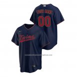Camiseta Beisbol Hombre Minnesota Twins Personalizada 2020 Replica Alterno Azul