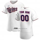 Camiseta Beisbol Hombre Minnesota Twins Personalizada Autentico Primera Blanco