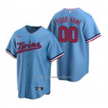 Camiseta Beisbol Hombre Minnesota Twins Personalizada Replica Alterno Azul