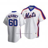 Camiseta Beisbol Hombre New York Mets Billy Mckinney Cooperstown Collection Primera Blanco