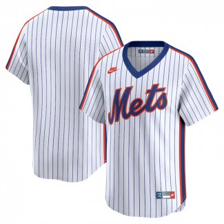 Camiseta Beisbol Hombre New York Mets Cooperstown Limited Primera Blanco