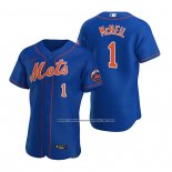 Camiseta Beisbol Hombre New York Mets Jeff Mcneil Autentico Alterno Azul