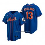 Camiseta Beisbol Hombre New York Mets Luis Guillorme Alterno Azul